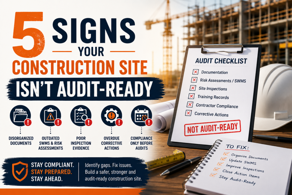 visual representation of 5 Signs Your Construction Site Isn't Audit-Ready