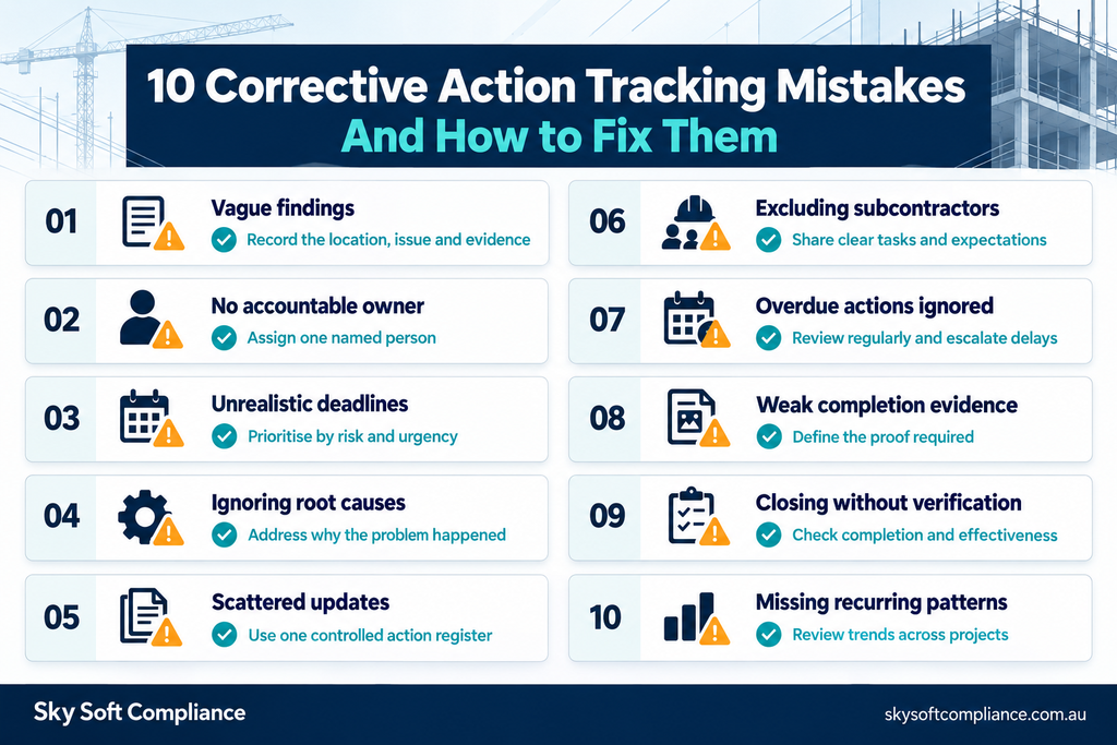 10 Corrective Action Tracking Mistakes and How to Fix Them