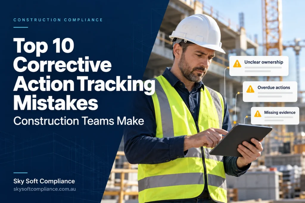 corrective action tracking mistakes