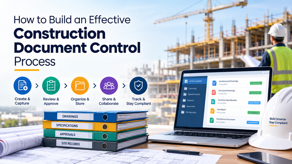 viusal representation of How to Build an Effective Construction Document Control Process