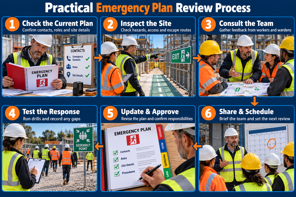 visual representation of Practical Emergency Plan Review Process