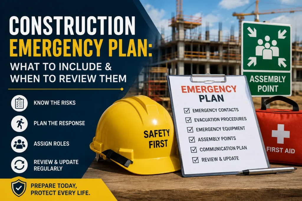 construction emergency plan